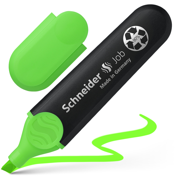 marker, highlighter, groen, green, pen, Schneider Job, Made in Germany