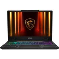 gaming laptop, RGB keyboard, laptop screen, metallic finish, embleem op voorpaneel