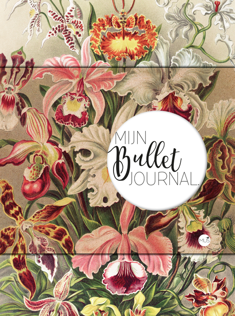 Mijn Bullet Journal orchidee dots 240 pagina's Mijn Bullet Journal orchidee dots 240 pagina's