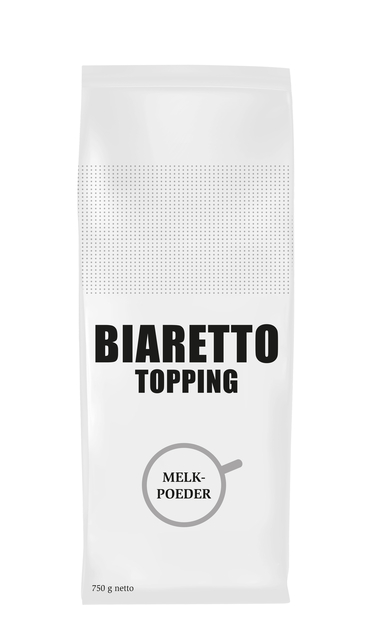 Melkpoeder Biaretto topping 750gram Melkpoeder Biaretto topping 750gram