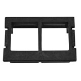 Plenty 2 poorts frame module voor desktop power distribution unit Plenty 2 poorts frame module voor desktop power distribution unit