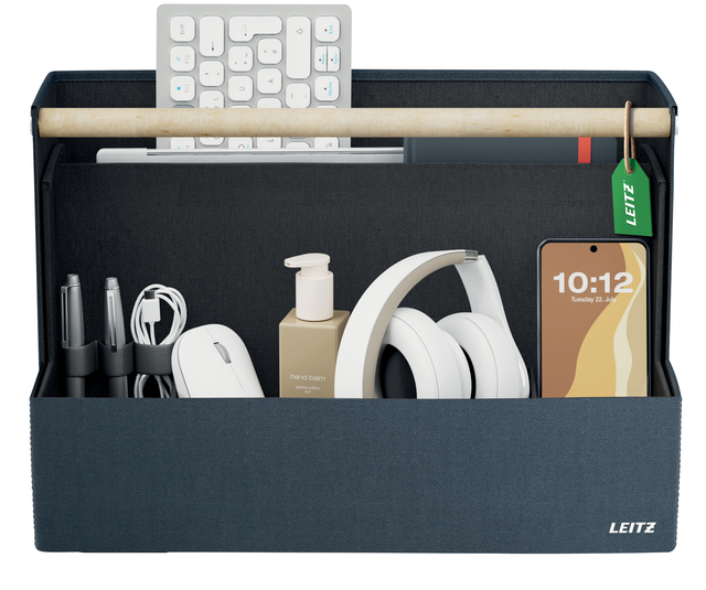desk organizer, opbergdoos, bureau-accessoire, telefoonvak, koptelefoon, kantoororganisatie