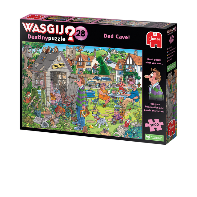 Puzzel Wasgij Destiny 28 De Mancave Van Pa! 1000 stukjes