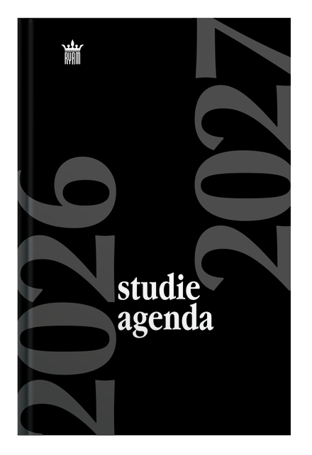 Schoolagenda 2026-2027 Ryam Studie 7dagen/2pagina's zwart