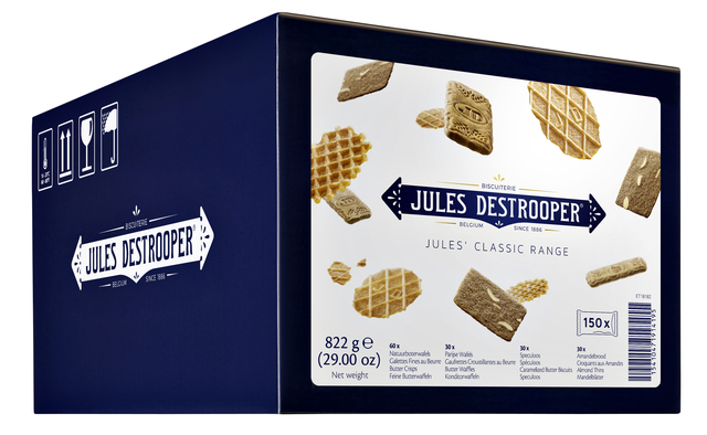 Koekjes Jules Destrooper Classic Range 150 stuks Koekjes Jules Destrooper Classic Range 150 stuks