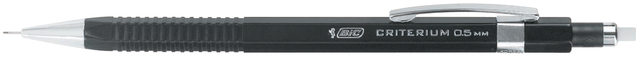 Vulpotlood Bic Criterium HB 0.5mm met gum metalen clip Vulpotlood Bic Criterium HB 0.5mm met gum metalen clip