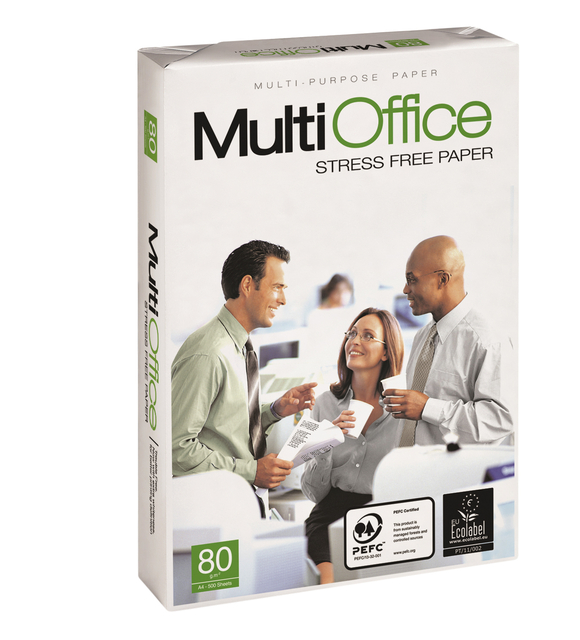 Kopieerpapier MultiOffice A4 80gr wit 500 vel Kopieerpapier MultiOffice A4 80gr wit 500 vel