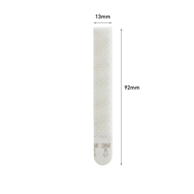 Bevestigingsstrip Command klik vast smal 5,4kg wit