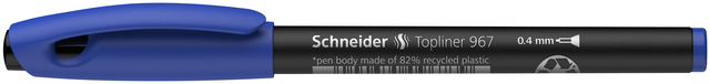 Fineliner Schneider Topliner  967 0.4mm blauw