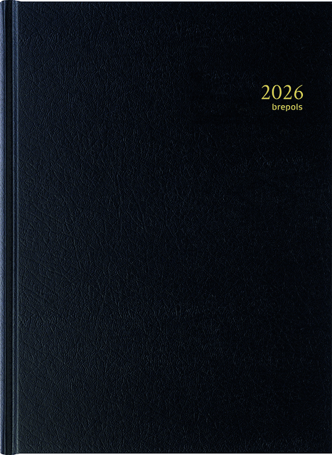 Agenda 2026 Brepols Bremax Santex A4 1dag/1pagina 4 kolommen zwart Agenda 2026 Brepols Bremax Santex A4 1dag/1pagina 4 kolommen zwart
