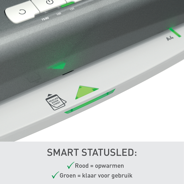 stapler, binding, kantoorapparaat, groene indicatie, groene lamp