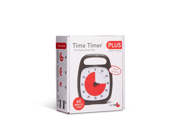 tijdklok, timer, 60-minuten, knop, rode wijzer