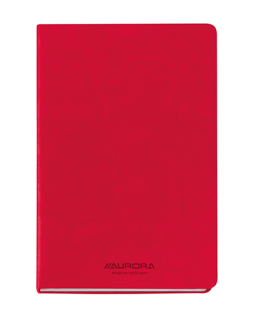 Notitieboek Aurora Capri A5 192blz lijn 80gr rood Notitieboek Aurora Capri A5 192blz lijn 80gr rood