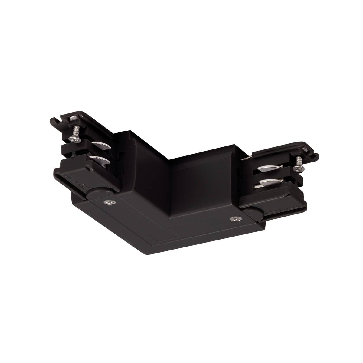 L-verbinder S-TRACK 3F-rail aarde L-versie zwart