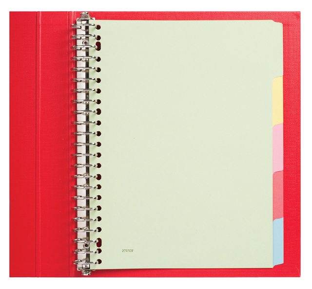 Tabbladen Qbasic 23-gaats 5-delig assorti karton Tabbladen Qbasic 23-gaats 5-delig assorti karton