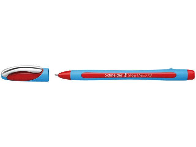 Balpen Schneider Slider Memo extra breed rood