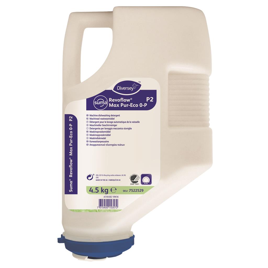 Diversey Suma Revoflow Max Pur-Eco P2 Vaatwasmiddel 3x45kg