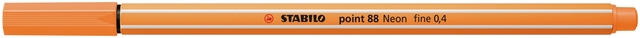 Fineliner STABILO point 88/054 fijn neon oranje