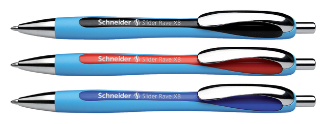 Balpen Schneider Slider Rave extra breed rood