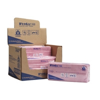 Kimberly Clark WypAll Sopdoek gevouwen Roze-Rood 6x50 stuks