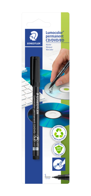 Cd marker Staedtler zwart 0.4mm Cd marker Staedtler zwart 0.4mm