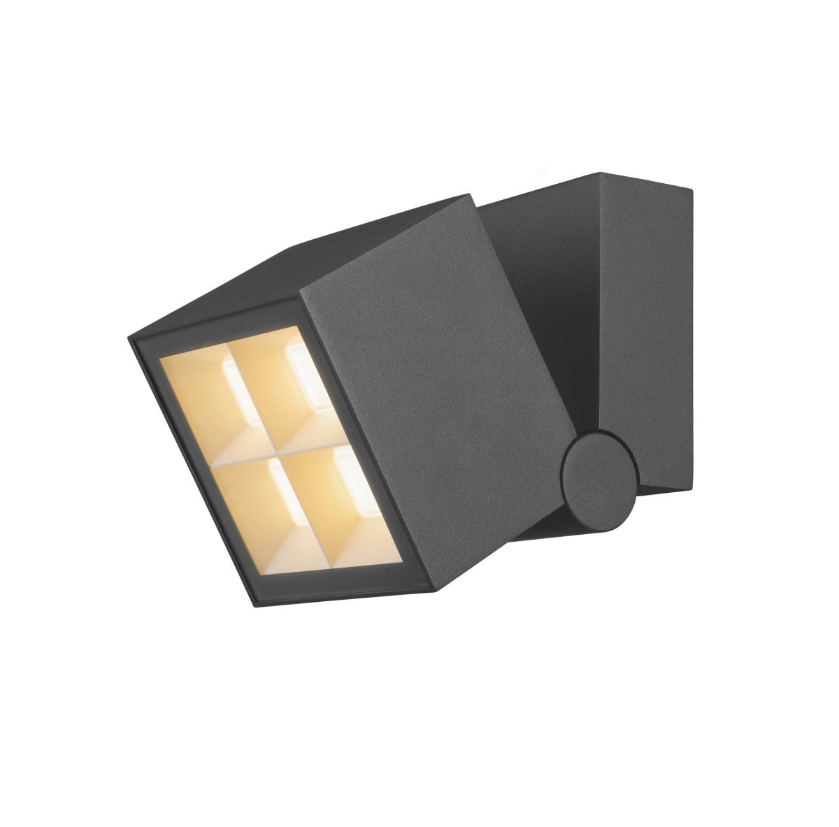 S-CUBE wand/plafond antrac. 1xLED 2700/3000K PHASE
