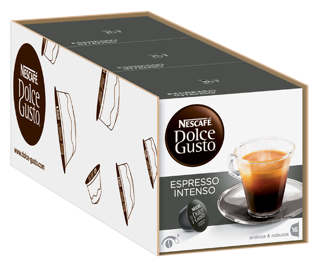 Koffiecups Dolce Gusto espresso intenso 16 stuks