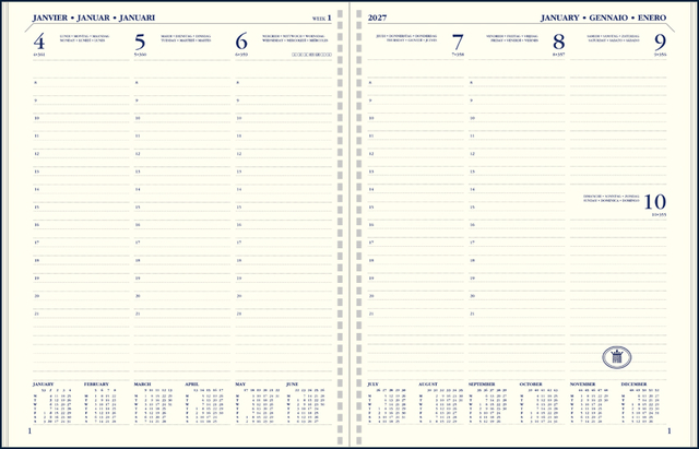 planner, kalender, wandkalender, zweedelige spreid, maanddatums