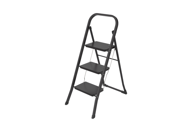 Huishoudtrap BRASQ 3 treden SL300 zwart Huishoudtrap BRASQ 3 treden SL300 zwart