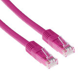 ACT Roze 20 meter U/UTP CAT6A patchkabels met RJ45 connectoren