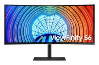 Samsung LS34A650UBUXEN 34" | 3440x1440 UWQHD VA | 100Hz | 1000R Curved | HDR10 | USB-C | Monitor | Open Box