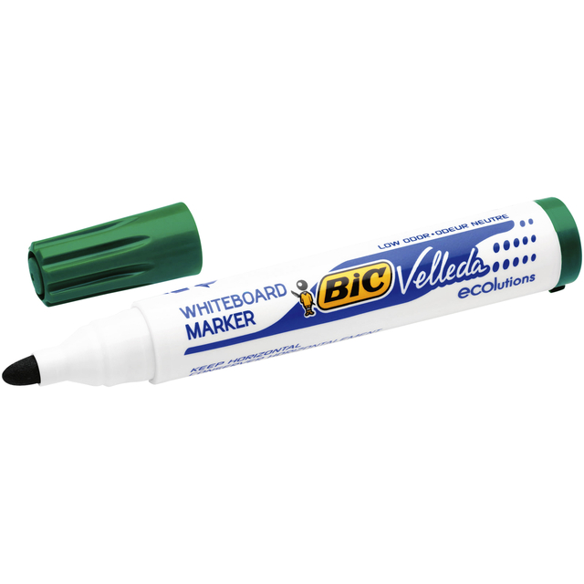 Whiteboardmarker Bic Velleda 1701 rond large groen Whiteboardmarker Bic Velleda 1701 rond large groen