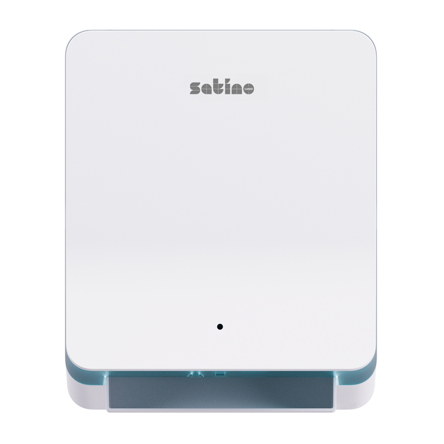 mini projector, projector, white, compact, front-facing lens