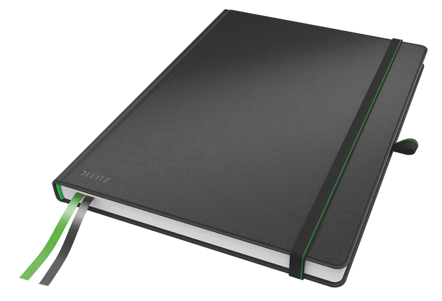 Notitieboek Leitz Complete A4 lijn 160 pagina's 100gr zwart