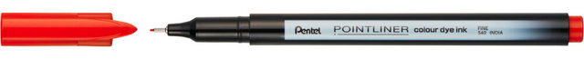 Fineliner Pentel Pointliner S40-B fijn rood Fineliner Pentel Pointliner S40-B fijn rood