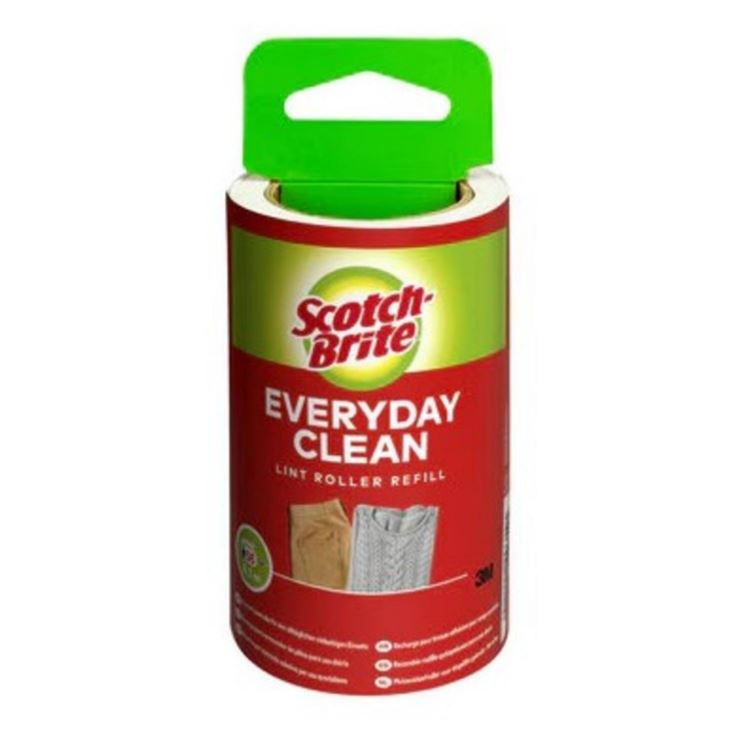 Scotch Brite Navulling Pluizenkleefroller doos 12 stuks
