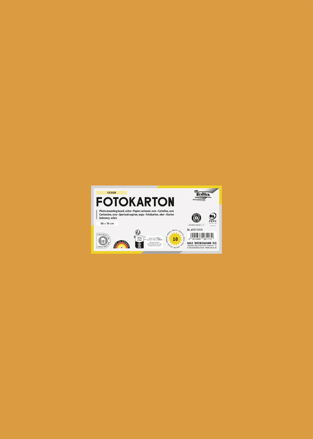 Fotokarton Folia 300gr 50x70cm 17 oker