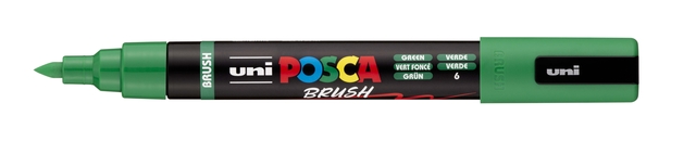 marker, highlighter, groen, puntstift, posca