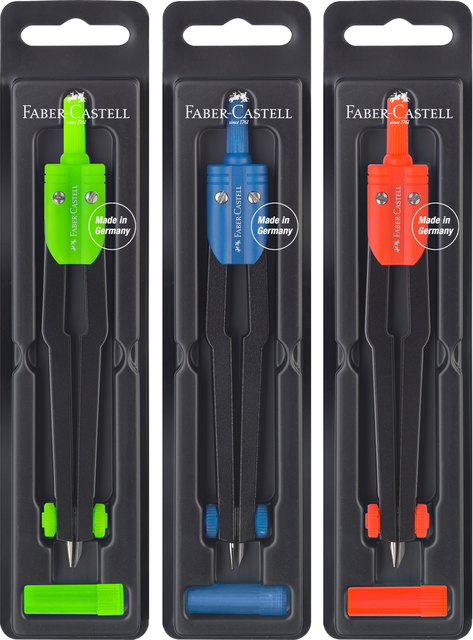 Snelverstelpasser Faber-Castell assorti gekleurd Snelverstelpasser Faber-Castell assorti gekleurd