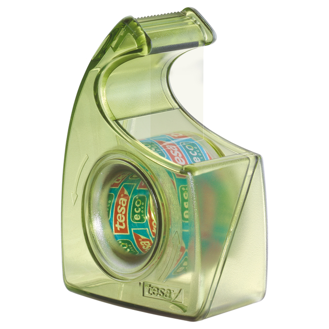 Plakband handdispenser tesafilm® eco & clear 33mx19mm + Easy Cut hand ecoLogo® Plakband handdispenser tesafilm® eco & clear 33mx19mm + Easy Cut hand ecoLogo®