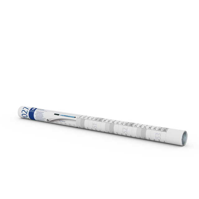rolmeter, tekenrol, metalen rol, afmetingen, maattabel