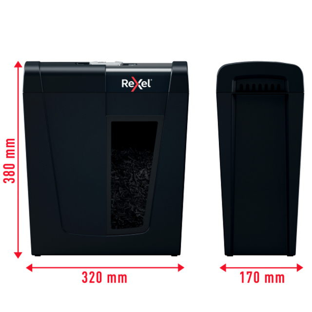 Papiervernietiger Rexel Secure X8 P4 snippers 4x40mm