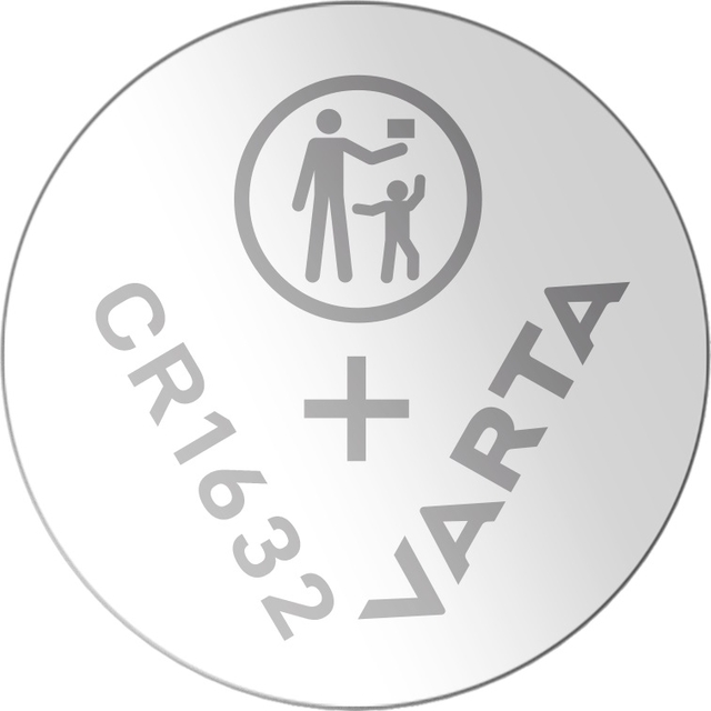 knop, driekwart, coin, batterij, CR1632