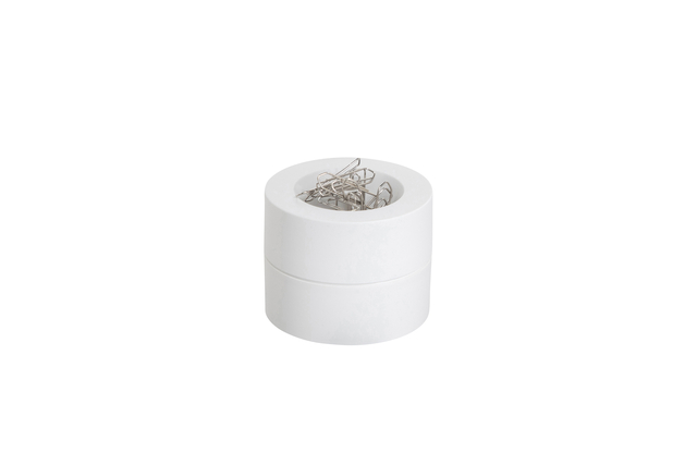 Papercliphouder MAUL Pro magnetisch Ø73mmx60mm wit Papercliphouder MAUL Pro magnetisch Ø73mmx60mm wit