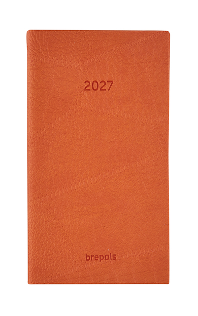 planner, 2027, orange, cover, notebook