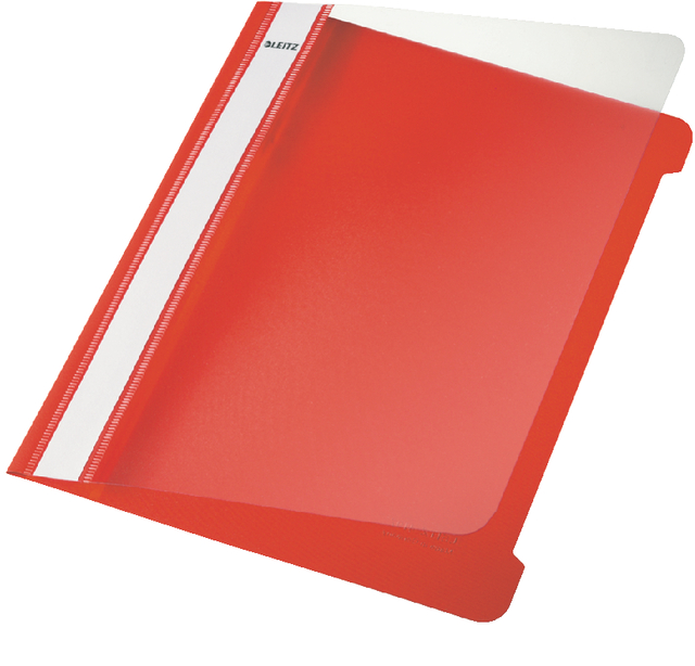 Snelhechter Leitz standaard A5 PVC rood Snelhechter Leitz standaard A5 PVC rood