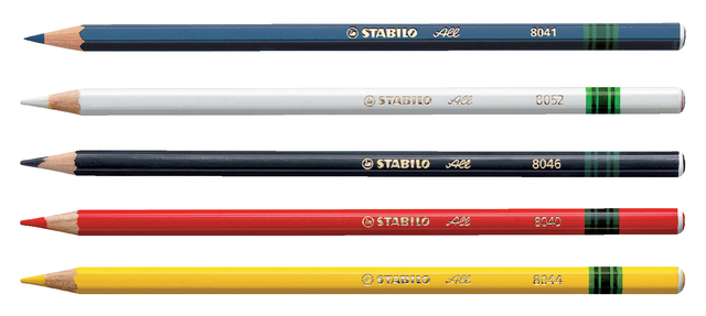 Kleurpotloden STABILO All 8040 rood