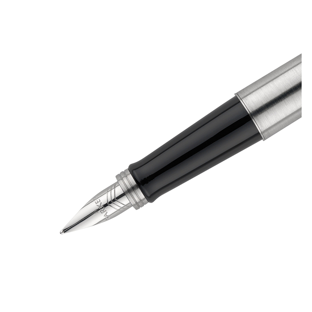 balpen, vulpen, pen, metaalpunt, zwart lichaam