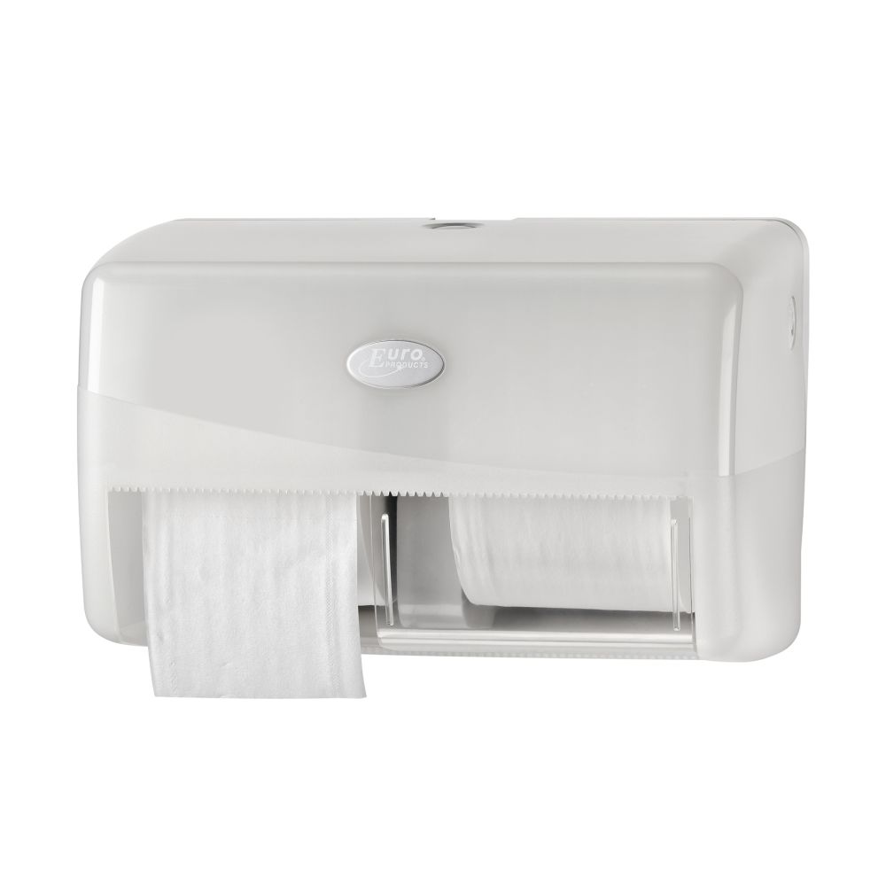 Pearl White Toiletpapier dispenser Coreless Hulsloos Wit