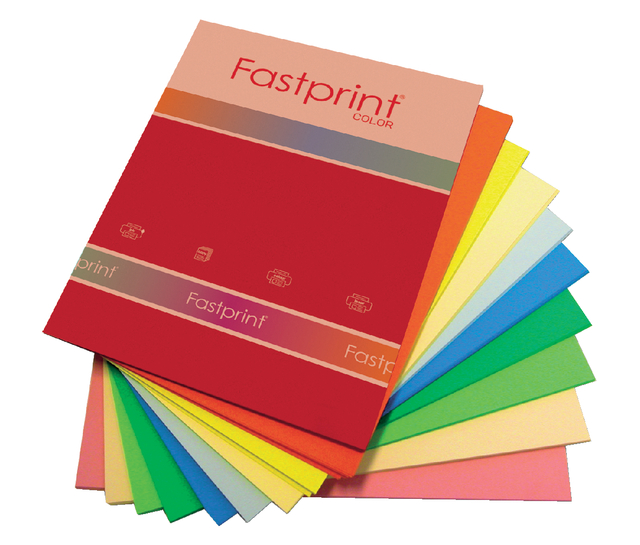 Kopieerpapier Quantore Colour A4 80gr 10 kleuren x 250 vel